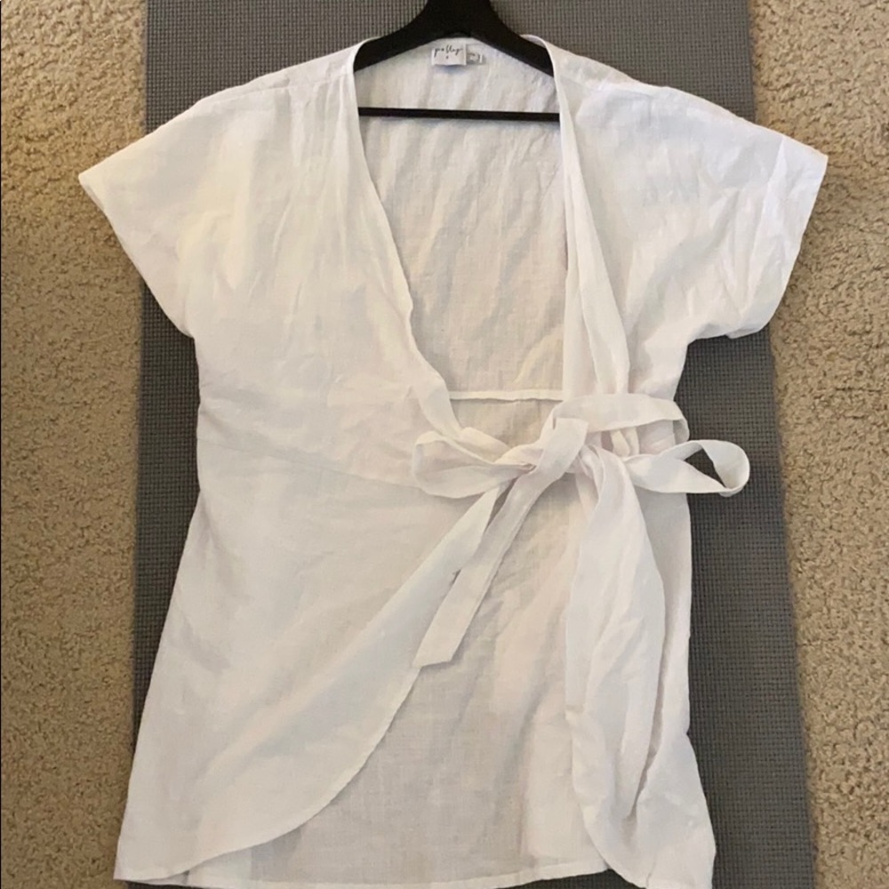 White Wrap Cover Up